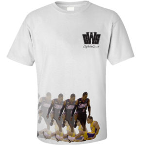 Allen Iverson and Concrete Charlie White Tee