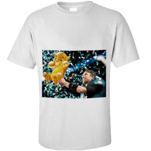 Nick Foles raising Simba - White Tee