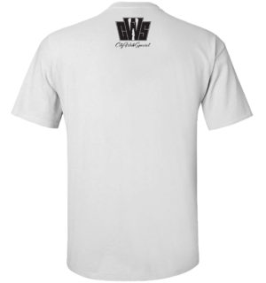 Back of CWS White Tee